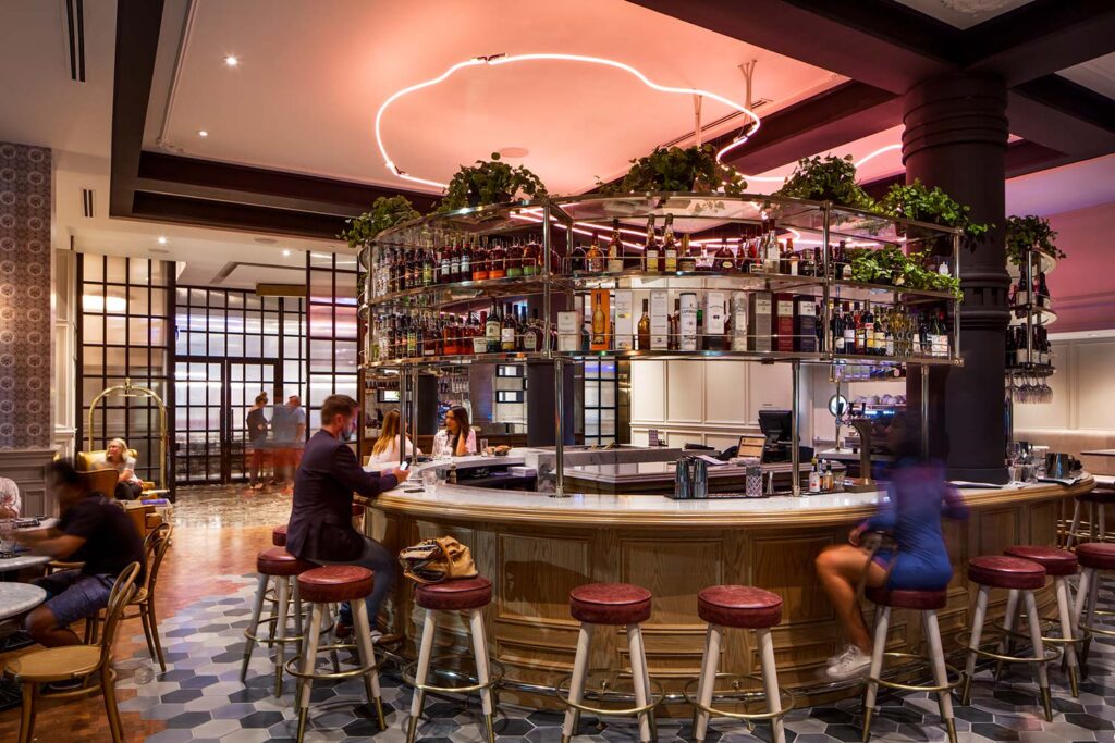 Broadview Hotel Toronto | Inside the Broadview Hotel’s restored lounge, blending vintage touches with modern design | Homes Almanac