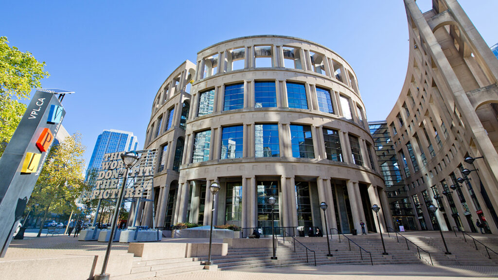 Vancouver Public Library Central Branch | Photo of exterior architecture | Homes Almanac