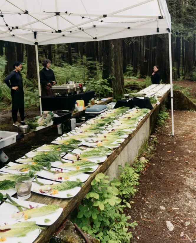 Swallow Tail Vancouver | secret supper pop up in the forest of Vancouver | Homes Alamanac