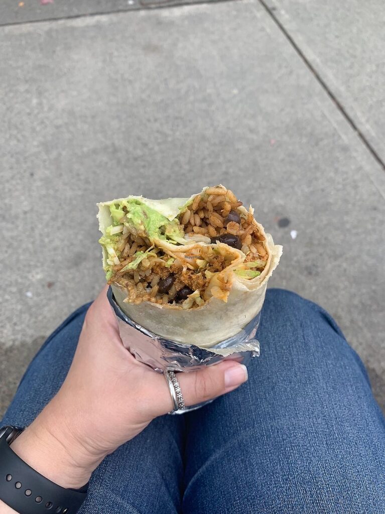 Budgies Burritos Vancouver | Signature large burrito | Homes Almanac