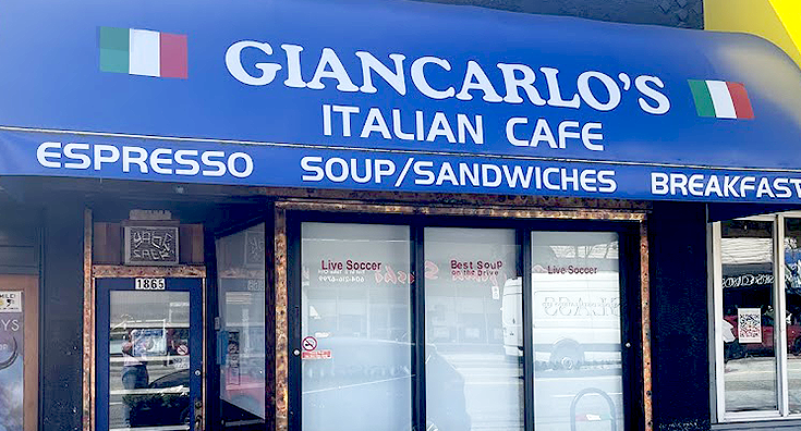 Giancarlo Cafe | Vancouver BC | Homes Almanac